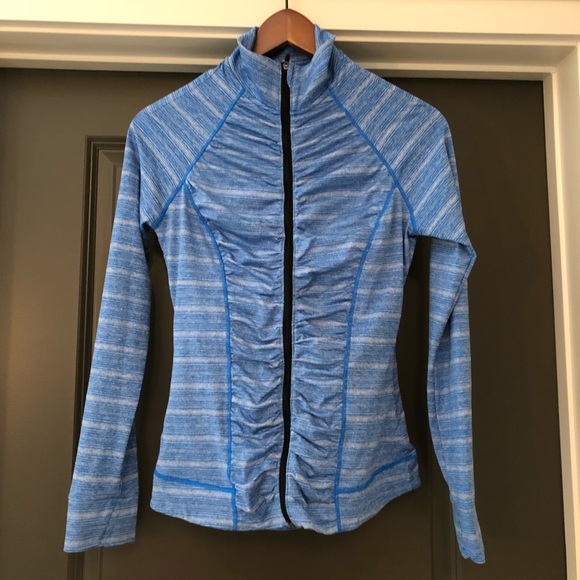 🌺 VS Long Sleeve Zip Up Light Blue XS TP XP Women - Picture 6 of 8